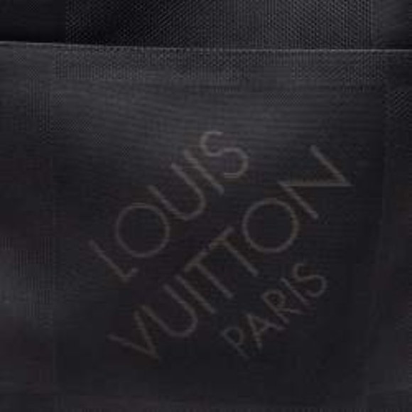 LOUIS VUITTON Louis Vuitton Black/Brown Damier Canvas And Leather Vintage Geant - Picture 4 of 9